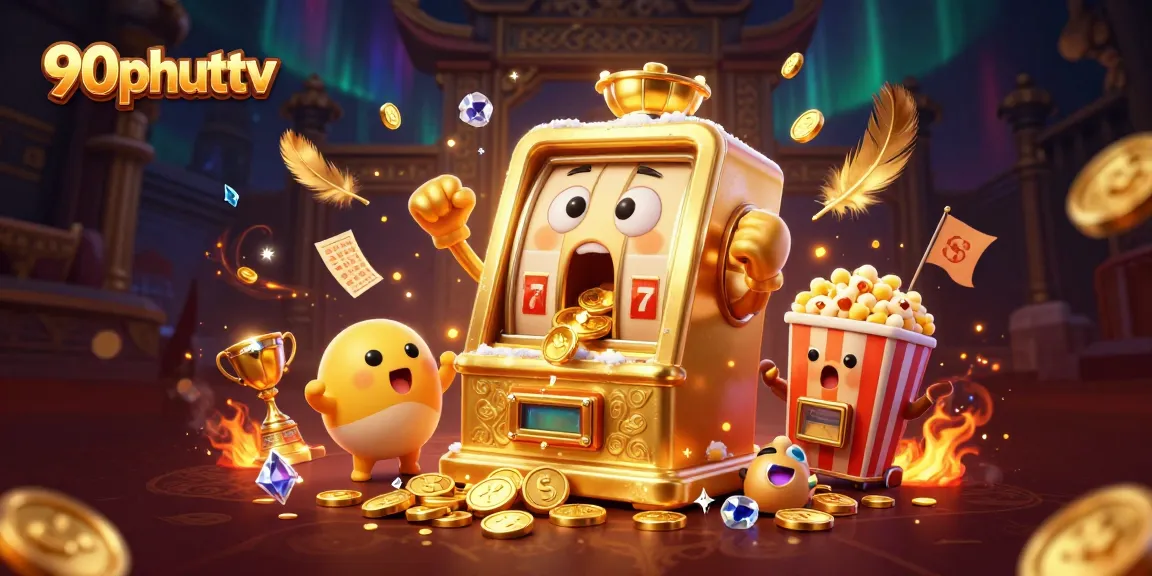 90phuttv slot machine hits the jackpot amidst betting elements and dynamic effects.